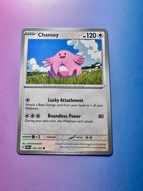 chansey - 133/167 (common) — pokemon: twilight masquerade